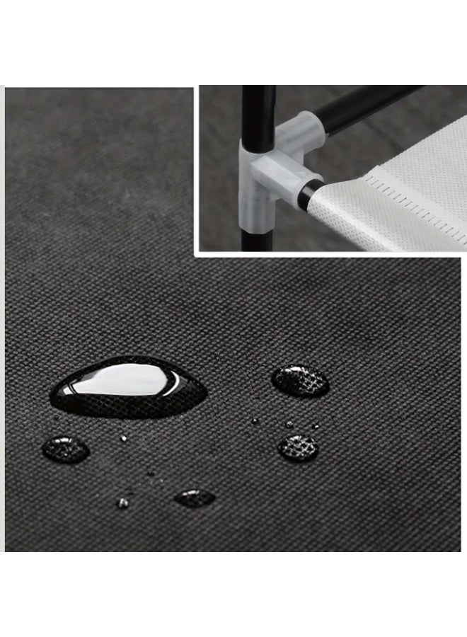 Big Bedroom Wardrobe Can Organize Bookshelves, Stable, Modern, Minimalist,With Hangers And Steel Pipes For Storing Clothes,Used For Renting Apartments,Decoration,Autumn Decoration,Holiday Decoration,Room Decoration,Home Decoration - Image 5